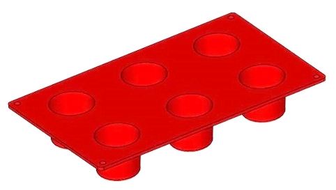 Форма силиконовая круг №01 295*175