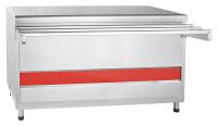 Прилавок для горячих напитков ПГН-70КМ-03 нейтральный стол (без полок) кашир. арт. 21000802118