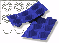 Форма силиконовая кекс №07 295*175