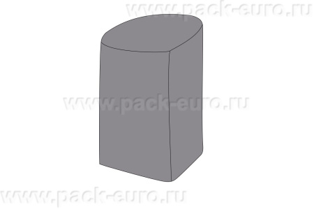 Защитный чехол на стул барный Марсель/Бордо, 59×70,5×107 см, цвет темно-серый