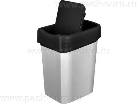 Контейнер для мусора 10л. с крышкой, код: 36777, арт. Metal Bin 10