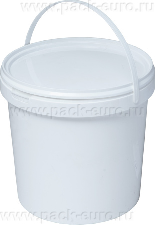 ВЕДРО КРУГЛОЕ прозрачное 3,3л В4L с прозрачной крышкой, арт. ВП 3,3м