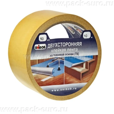 Двухсторонняя КЛ UNIBOB, 50 мм х 10 м (ткань)