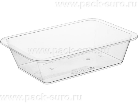 Контейнер п/п 210х148х47 0,94л. прямоугольный, под запайку прозрачный, арт. КН-940мл