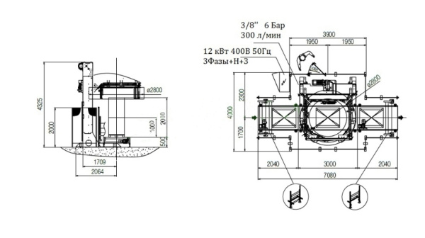 Автоматический паллетоупаковщик RING PKG, арт. RING PKG Автоматический паллетоупаковщик RING PKG, арт. RING PKG