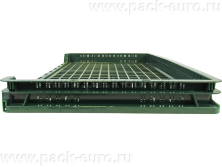 Ящик 740х440х65, объем 14, зелёный, код:27444, арт. 12.434