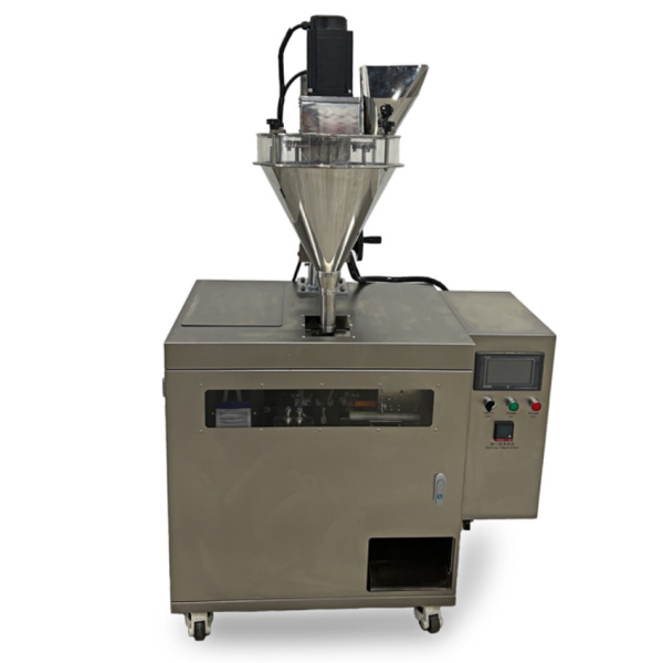 Мини дой-пак линия со шнековым дозатором для пакетов с зип-локом HLDX-9018F Мини дой-пак линия со шнековым дозатором для пакетов с зип-локом HLDX-9018F