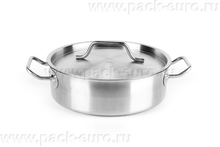 Кастрюля нерж с тройным дном 400х150мм объем 18L с дв.ручками, 101328 (Viatto), арт. 101328