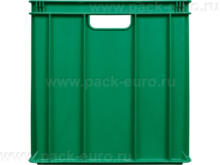 Ящик сплошной 600×400×410 мм, объем 84 л., арт.: 203-2, зелёный, код: 11548, арт. 203-2