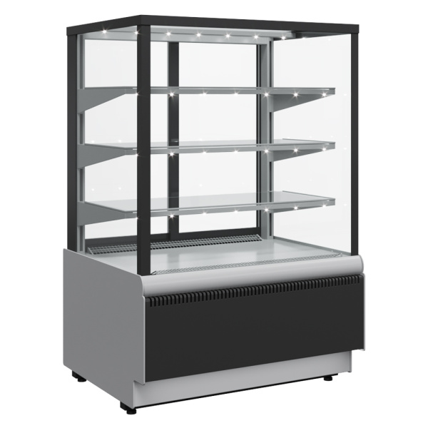 Витрина холодильная KC70 VV 1,3-1 9006-9005 (ВХСв-1,3д Carboma Cube Люкс ТЕХНО), арт. 1801969p от компании Европактрейд