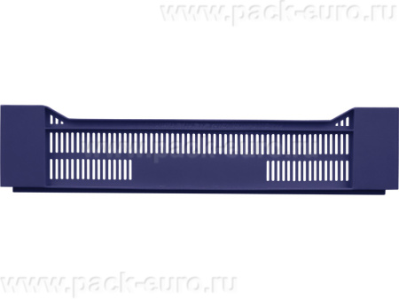 Ящик перфорированный 600×400×135, арт.: 119, объём 32.4, синий, код: 00361, арт. 119