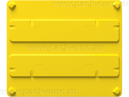 Крышка для бокса 1200x1000 КРАТОС, код: 40888, арт. KRSL 1210 жёлтая