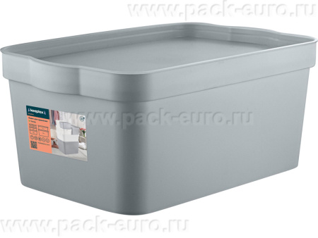 Ящик 320х211х141 7,5л. для хранения, с крышкой, вкладываемый, код: 36176, арт. Keeplex Trendy 7,5