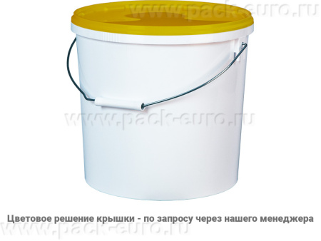 Ведро пластиковое 15 л с металл. ручкой, арт. ВП 15к, код: 05018, арт. ВП 15к