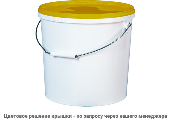 Ведро пластиковое 15 л с металл. ручкой, арт. ВП 15к, код: 05018, арт. ВП 15к