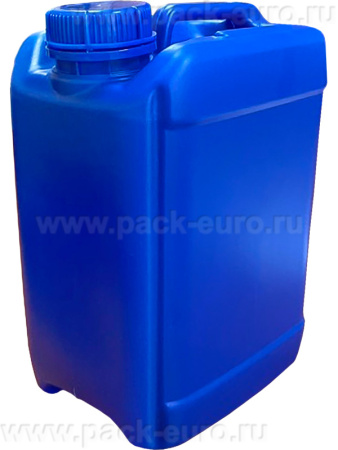 Канистра п/э 187х145х255 5л. штабелируемая, с пробкой синей синий, арт. КП 5п новой формы синий цвет