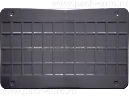 Ящик сплошной 600×400×340 мм, объем 60 л., арт.: 4-6434-1, чёрный, код: 25199, арт. 4-6434-1 ВС