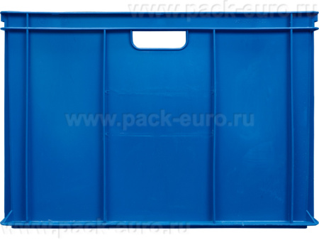 Ящик сплошной 600×400×410 мм, объем 84 л., арт.: 203-2, синий, код: 06069, арт. 203-2