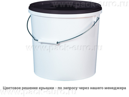 Ведро пластиковое 15 л с металл. ручкой, арт. ВП 15к, код: 05018, арт. ВП 15к