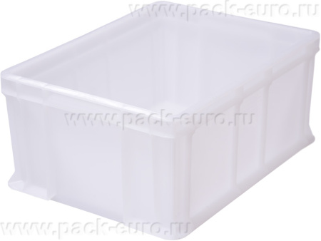 Ящик 400х300х180 мороз. сплошной, с внешней ручкой  неокрашенный, арт. 702.03.02 м