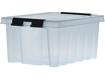 Ящик сплошной 415×300×195 мм, объем 16 л., арт.: Rox Box 16, прозрачный, код: 18704, арт. Rox Box 16
