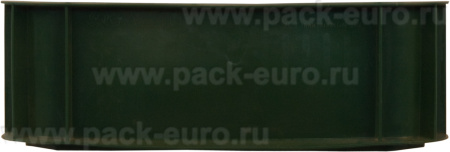 Ящик сплошной 430×330×110 мм, объем 12 л., арт.: 405, зелёный, код: 00433, арт. 405