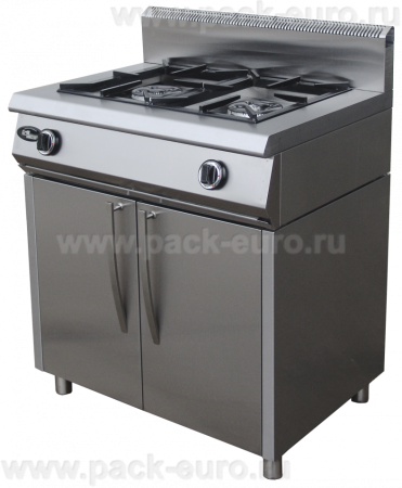 Плита газовая Ф2ПГ/600 2 профессиональные горелки класса Heavy Duty, арт.50037, арт. 50037