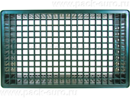 Ящик перфорированный 740×465×200, арт.: 404-200, объём 55, зелёный, код: 26205, арт. 404-200