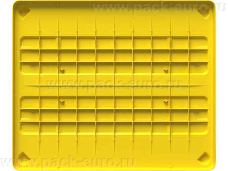 Крышка для бокса 1200x1000 КРАТОС, код: 40888, арт. KRSL 1210 жёлтая