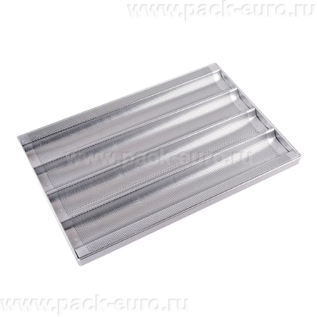 Противень для багетов 4 секции Danler GS14100, 400x600x30, арт. 357721