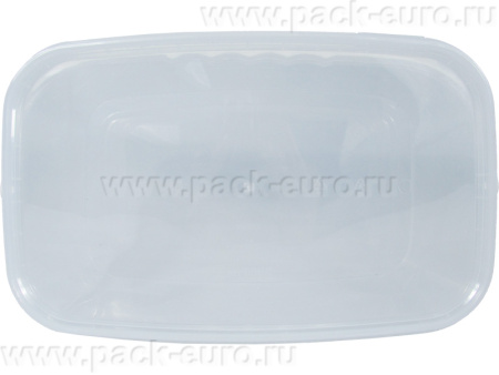 Ведро п/п 3,3л. прямоугольное, с прозрачной крышкой, код: 33223, арт. ВПпр 3,3 (Э) прозр