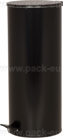 Урна с педалью черный 50 литров, арт. УМП-50 черный