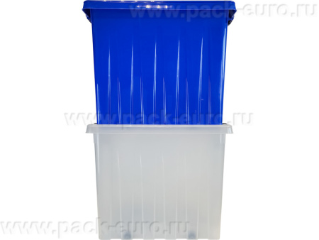 Ящик сплошной 500×390×405 мм, объем 50 л., арт.: Rox Box 50, прозрачный, код: 18710, арт. Rox Box 50