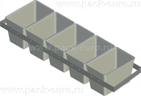 Секция форм для хлеба 5 Л 138 х 88 х 92 мм с ручками