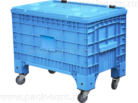 Big Box 1017х636х793 на колёсах, с крышкой, на петлях, арт. B-Box 1065 Mini голубой WCH, код: 21288, арт. B-Box 1065 Mini голубой WCH