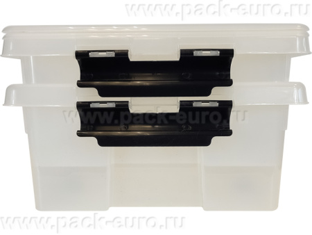 Ящик сплошной 580×390×180 мм, объем 35 л., арт.: Rox Box 35, прозрачный, код: 18708, арт. Rox Box 35