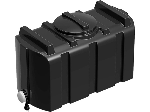 Бак для душа 200л. с подогревом чёрный, арт. Бак R 200 c подогревом