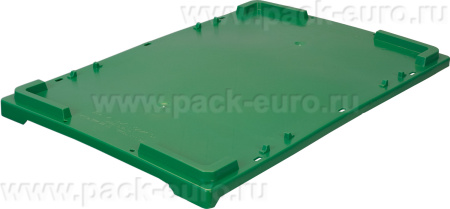 Крышка п/э 600х400 для ящиков зелёный утяжеленная, арт. 503-1