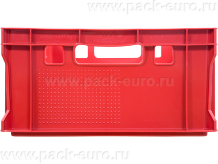 Ящик мясной 600х400х200 сплошной, дно гладкое, код: 22510, арт. 207-P ГД