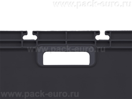 Ящик сплошной 600×400×340 мм, объем 60 л., арт.: 4-6434-1, чёрный, код: 25199, арт. 4-6434-1 ВС