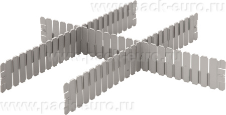 Разделитель для ящиков 600x85 PP серый, арт. DPS 4591