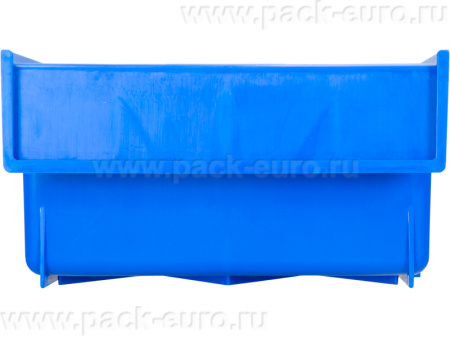 Ящик сплошной 300×185×100 мм, объем 5.55 л., арт.: 6002, синий, код: 10459, арт. 6002