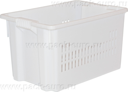 Ящик 600х400х350 мороз. дно сплошное, стенки перфорированные  неокрашенный, арт. 604 м