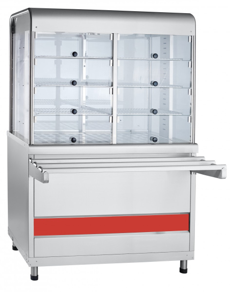 Прилавок тепловой закрытый ПВТ-70 КМ вся нерж.  210000802090, арт. 21000802090