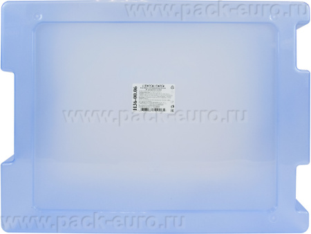 Ящик 500х390х255 с крышкой на клипсах, объем 36, голубой, код:28555, арт. Rox Box Home 36