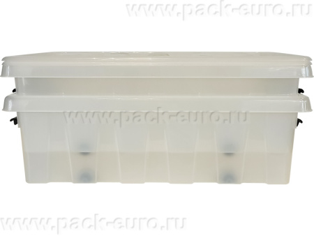 Ящик сплошной 580×390×180 мм, объем 35 л., арт.: Rox Box 35, прозрачный, код: 18708, арт. Rox Box 35