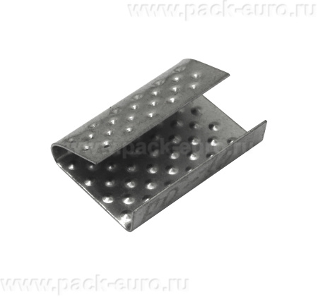 Металлическая скоба для упаковочных лент 16х0,5 мм углеродистая сталь