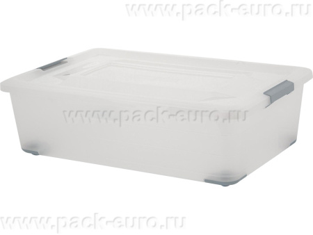 Ящик 565х385х168 для хранения, с крышкой, на клипсах, код: 38106, арт. BERGEN 25