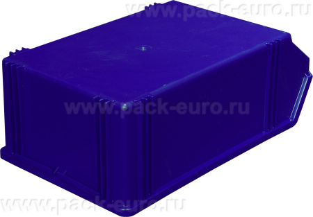 Ящик сплошной 500×310×183 мм, объем 28.37 л., арт.: 7965, синий, код: 05311, арт. 7965