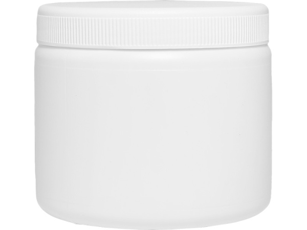 Банка п/э 0,6л. круглая, с крышкой, код: 32149, арт. БП 0,6к